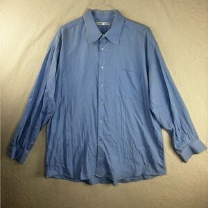 Assante men’s dress shirt size 4/5 18.5” neck